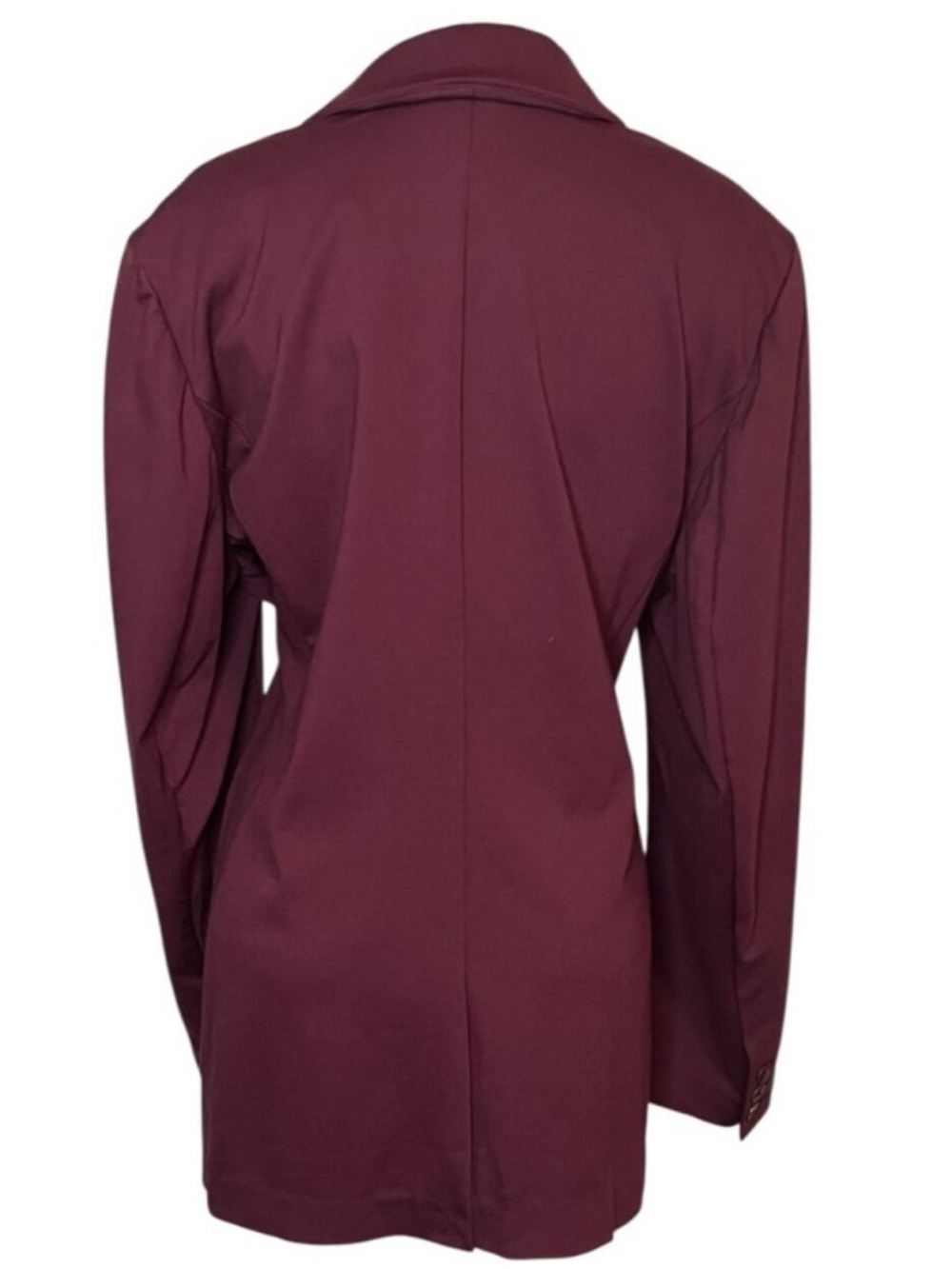 Lane Bryant burgundy red one button suit blazer size 24W NWT $130 - Picture 3 of 4